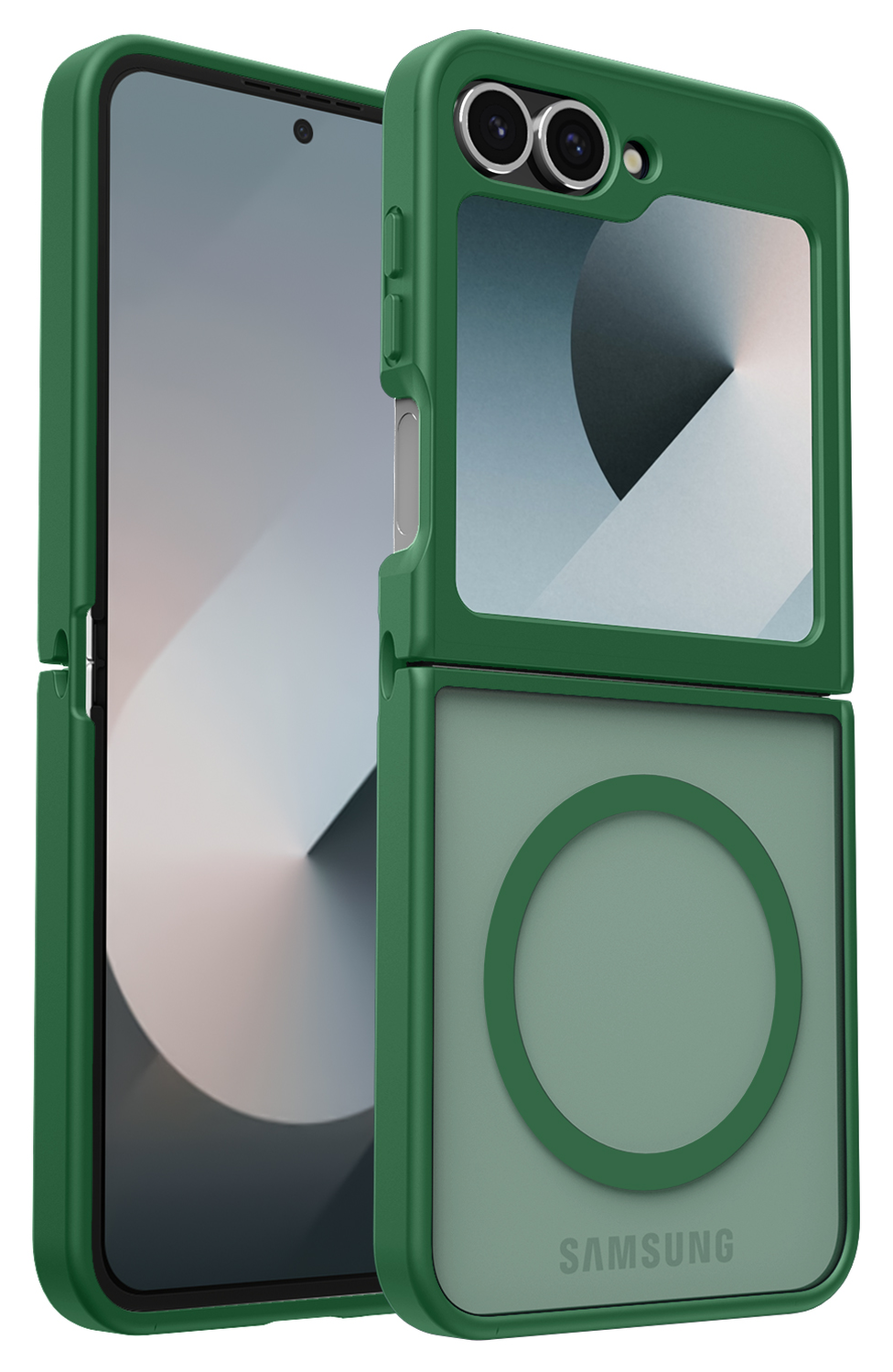 Samsung Galaxy Z Flip 7 FE / 6 Hoesje met MagSafe Back Cover Matte Groen afbeelding 7