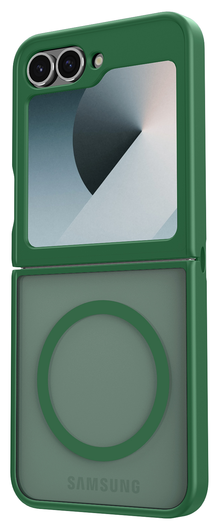Samsung Galaxy Z Flip 7 FE / 6 Hoesje met MagSafe Back Cover Matte Groen afbeelding 8
