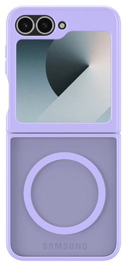 Samsung Galaxy Z Flip 7 FE / 6 Hoesje met MagSafe Back Cover Matte Paars afbeelding 4