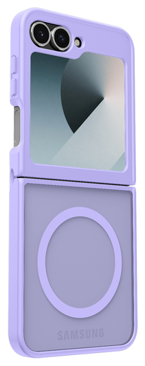 Samsung Galaxy Z Flip 7 FE / 6 Hoesje met MagSafe Back Cover Matte Paars afbeelding 7