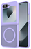 Samsung Galaxy Z Flip 7 FE / 6 Hoesje met MagSafe Back Cover Matte Paars afbeelding 1