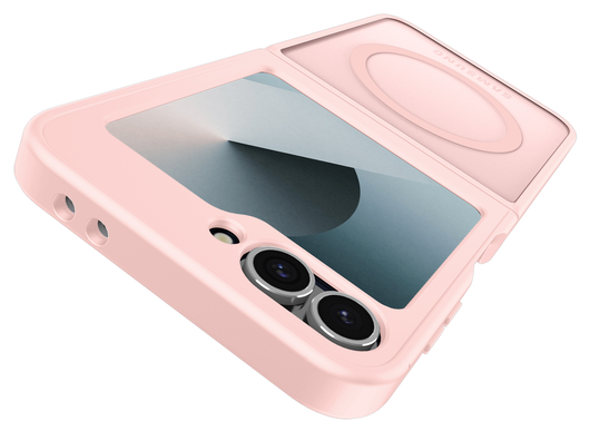 Samsung Galaxy Z Flip 7 FE / 6 Hoesje met MagSafe Back Cover Matte Roze afbeelding 5