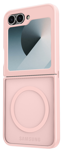 Samsung Galaxy Z Flip 7 FE / 6 Hoesje met MagSafe Back Cover Matte Roze afbeelding 6