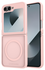 Samsung Galaxy Z Flip 7 FE / 6 Hoesje met MagSafe Back Cover Matte Roze