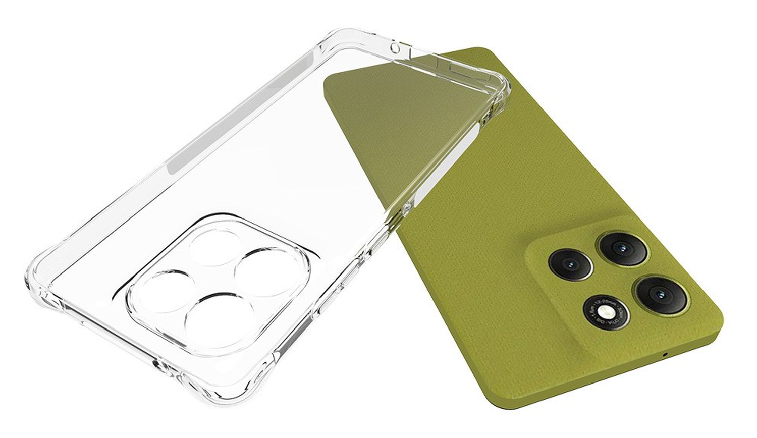 Motorola Moto G86 Hoesje Schokbestendig en Dun TPU Back Cover Transparant afbeelding 2