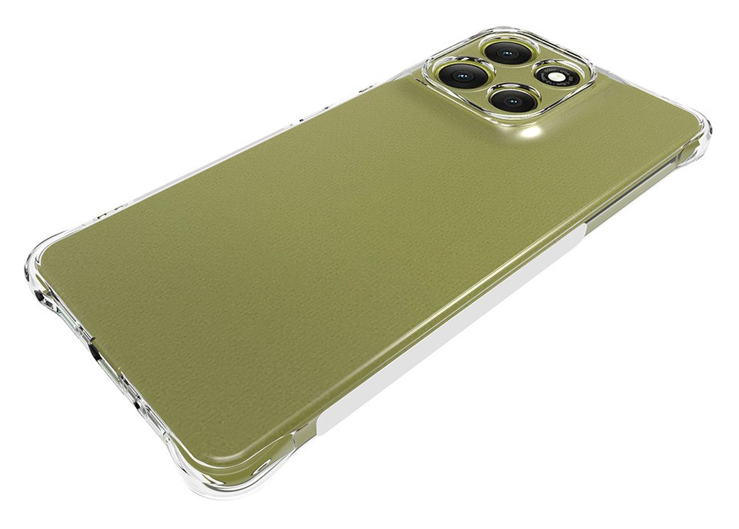Motorola Moto G86 Hoesje Schokbestendig en Dun TPU Back Cover Transparant afbeelding 4