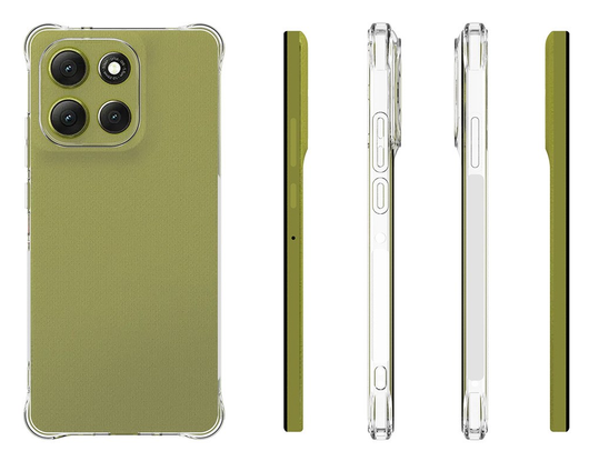 Motorola Moto G86 Hoesje Schokbestendig en Dun TPU Back Cover Transparant afbeelding 6
