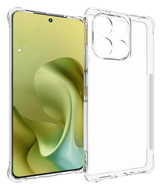 Motorola Moto G86 Hoesje Schokbestendig en Dun TPU Back Cover Transparant afbeelding