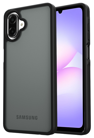 Samsung Galaxy A07 Hoesje Back Cover Matte Zwart afbeelding 1