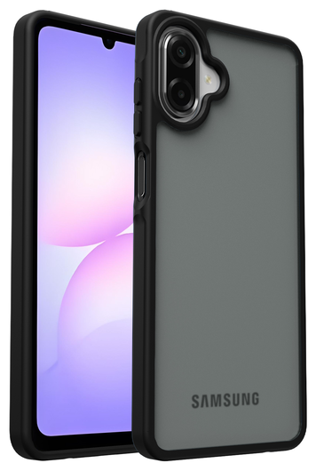 Samsung Galaxy A07 Hoesje Back Cover Matte Zwart afbeelding 10