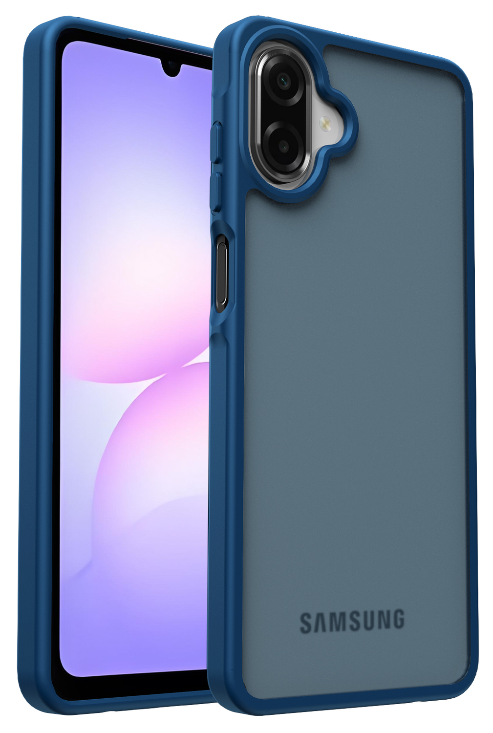 Samsung Galaxy A07 Hoesje Back Cover Matte Blauw afbeelding 10