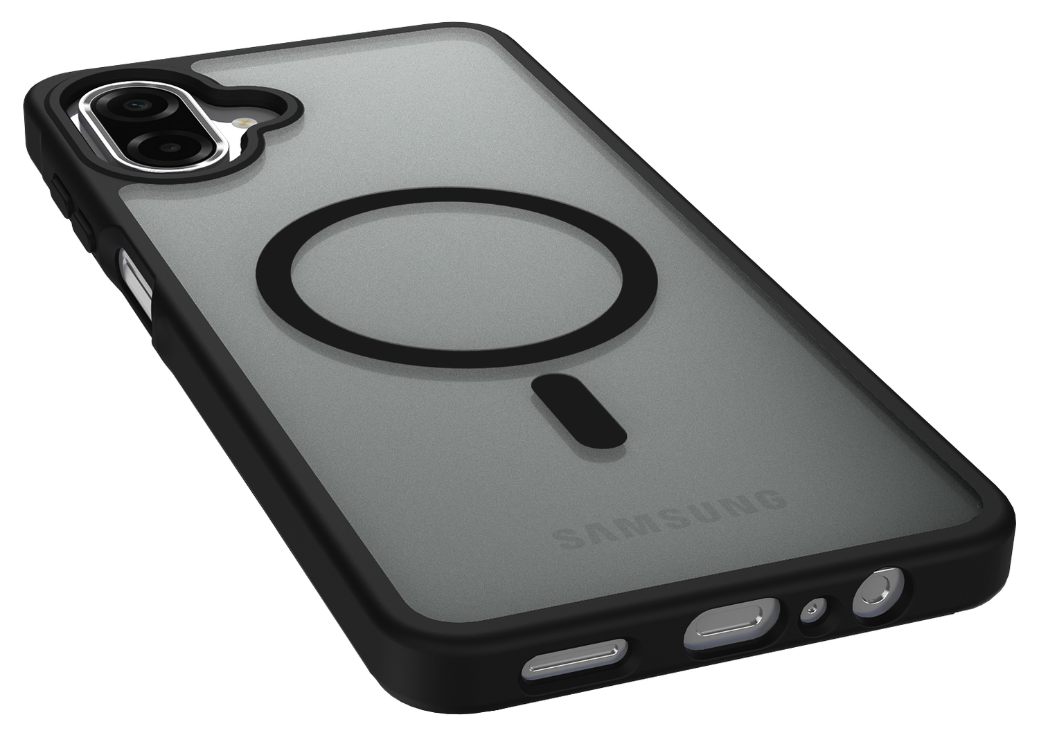 Samsung Galaxy A07 Hoesje met MagSafe Back Cover Matte Zwart afbeelding 9