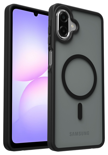 Samsung Galaxy A07 Hoesje met MagSafe Back Cover Matte Zwart afbeelding 8