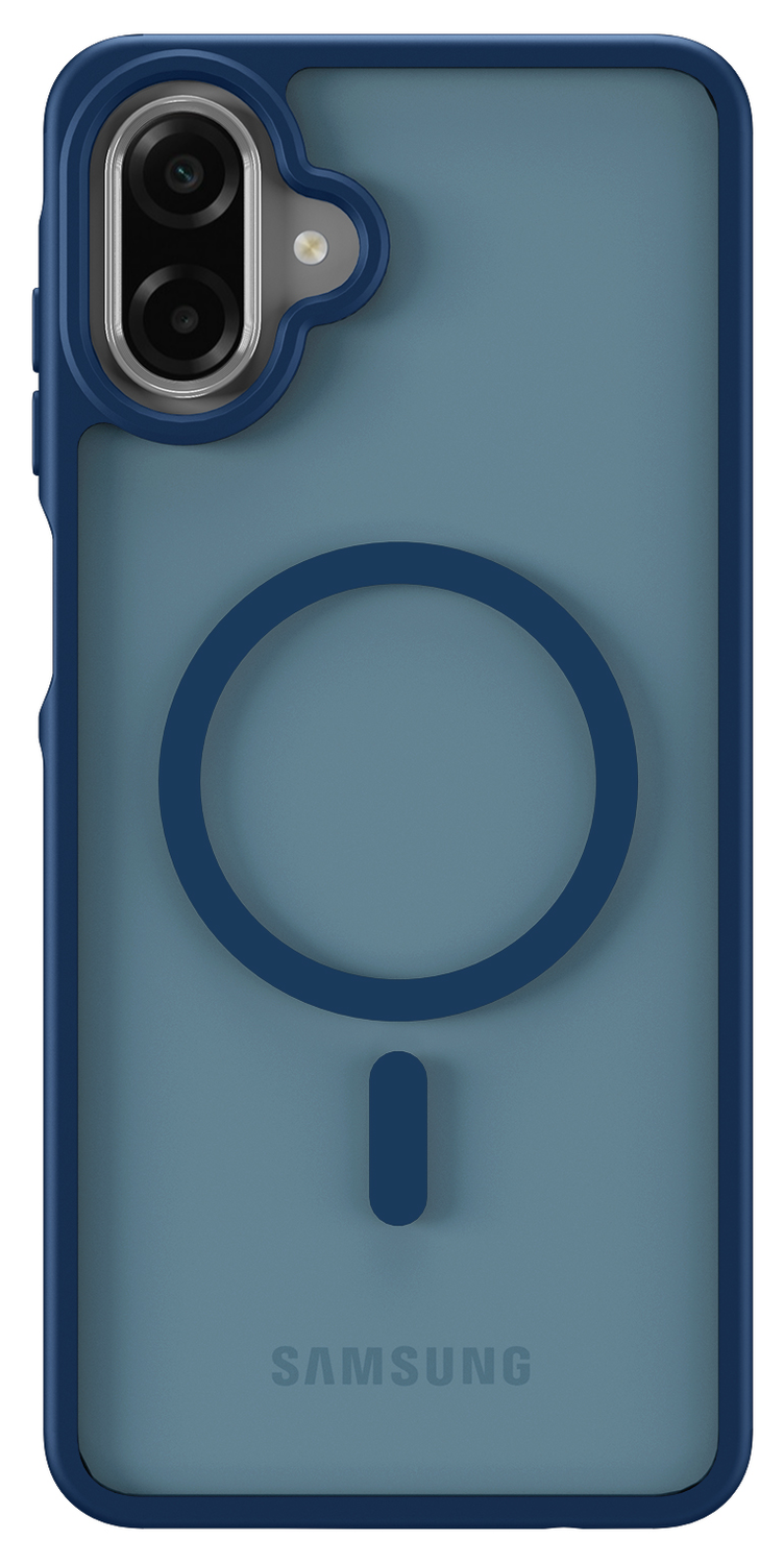 Samsung Galaxy A07 Hoesje met MagSafe Back Cover Matte Blauw afbeelding 4