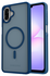 Samsung Galaxy A07 Hoesje met MagSafe Back Cover Matte Blauw afbeelding 1