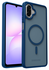 Samsung Galaxy A07 Hoesje met MagSafe Back Cover Matte Blauw afbeelding 6
