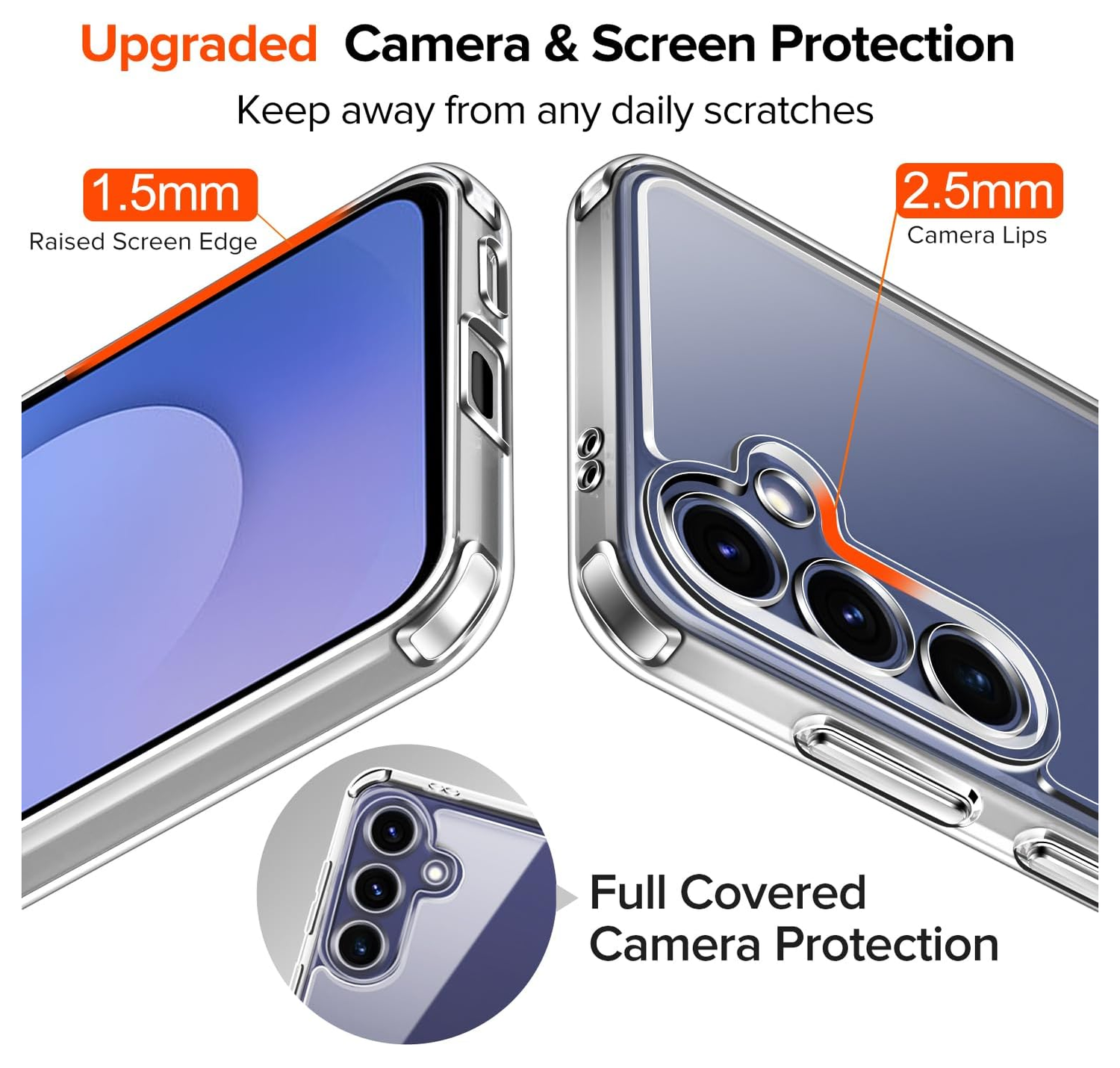 Samsung Galaxy S25 FE Hoesje Dun TPU Back Cover Transparant afbeelding 4
