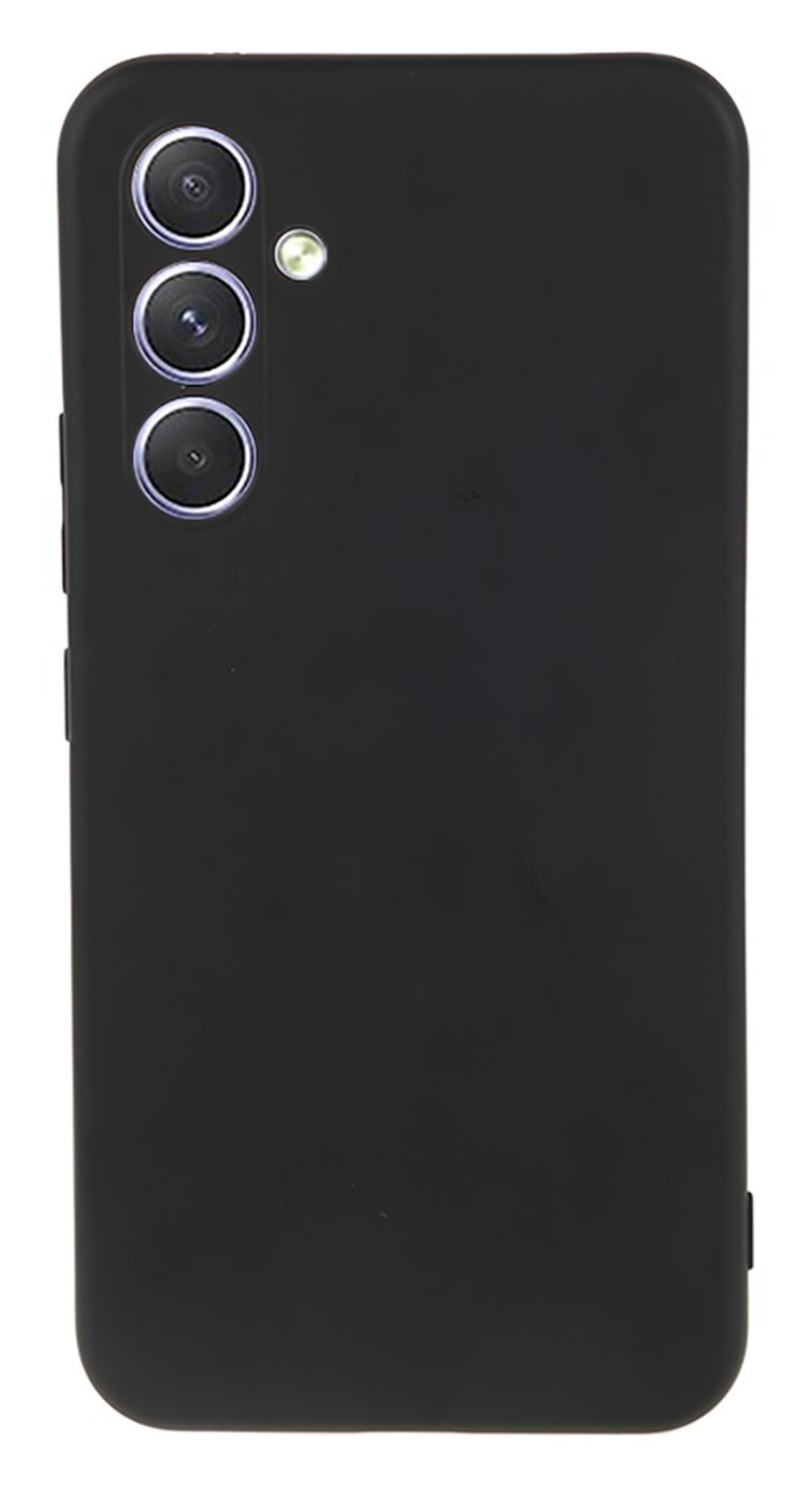 Samsung Galaxy S25 FE Hoesje Dun TPU Back Cover Matte Zwart afbeelding 2