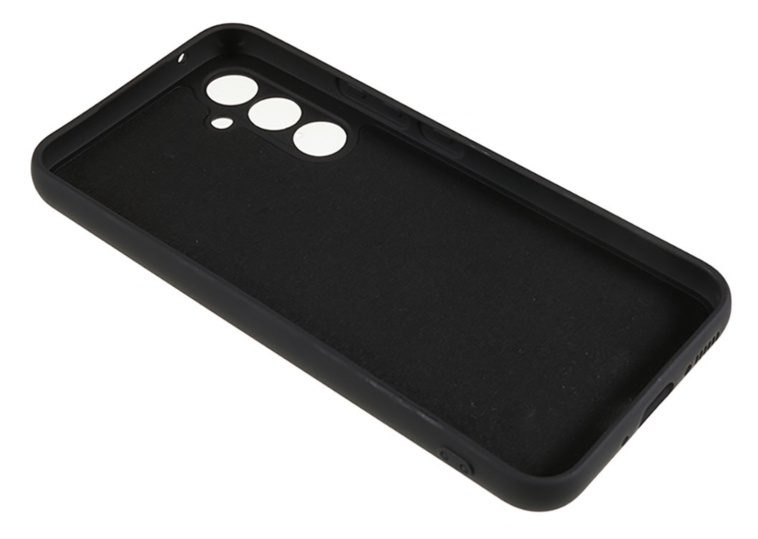 Samsung Galaxy S25 FE Hoesje Dun TPU Back Cover Matte Zwart afbeelding 5