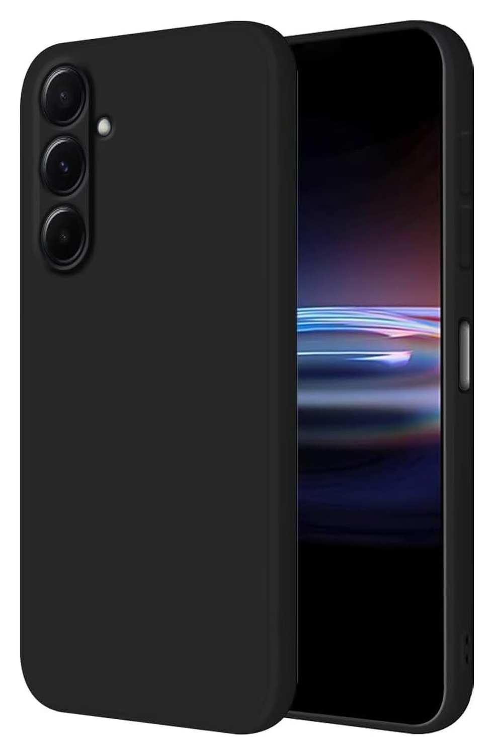 Samsung Galaxy S25 FE Hoesje Dun TPU Back Cover Matte Zwart afbeelding 1