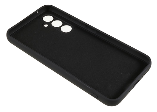 Samsung Galaxy S25 FE Hoesje Dun TPU Back Cover Matte Zwart afbeelding 5