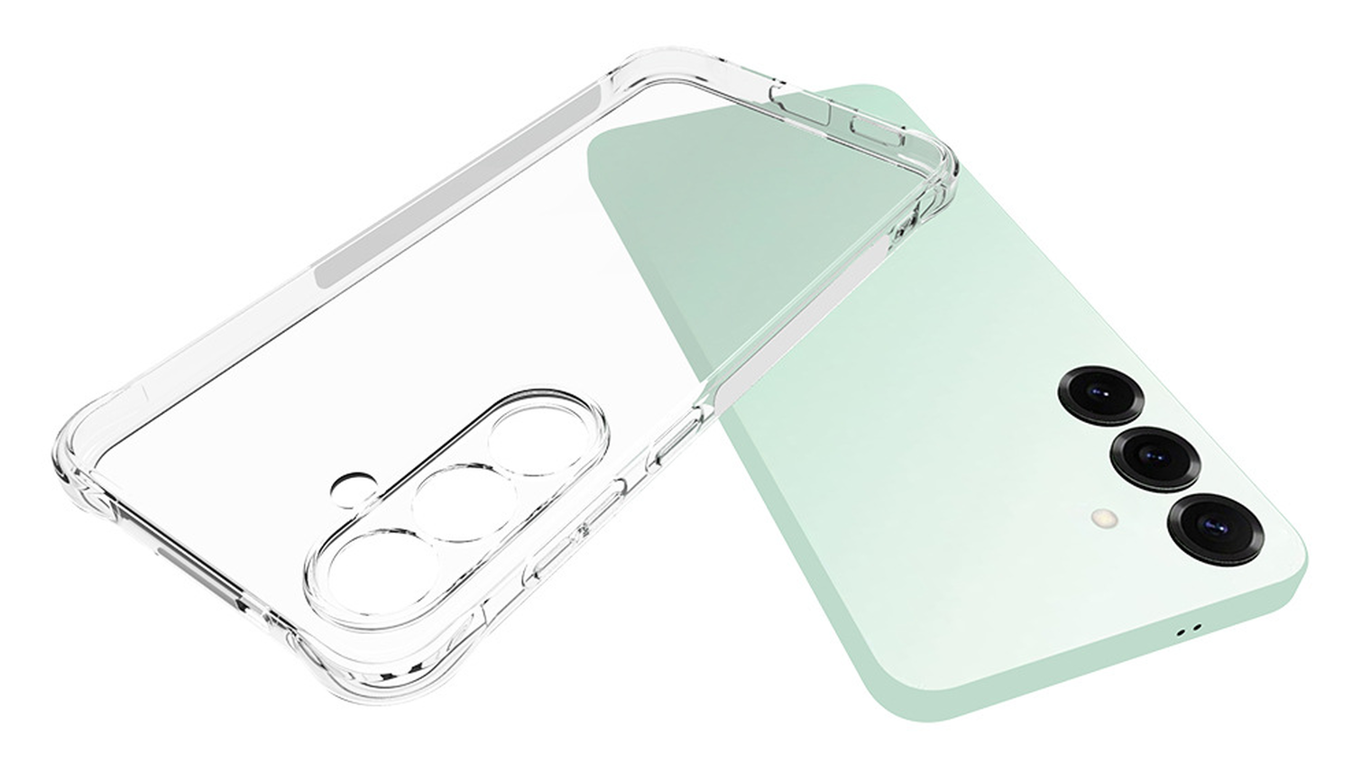 Samsung Galaxy S25 FE Hoesje Schokbestendig en Dun TPU Back Cover Transparant afbeelding 2