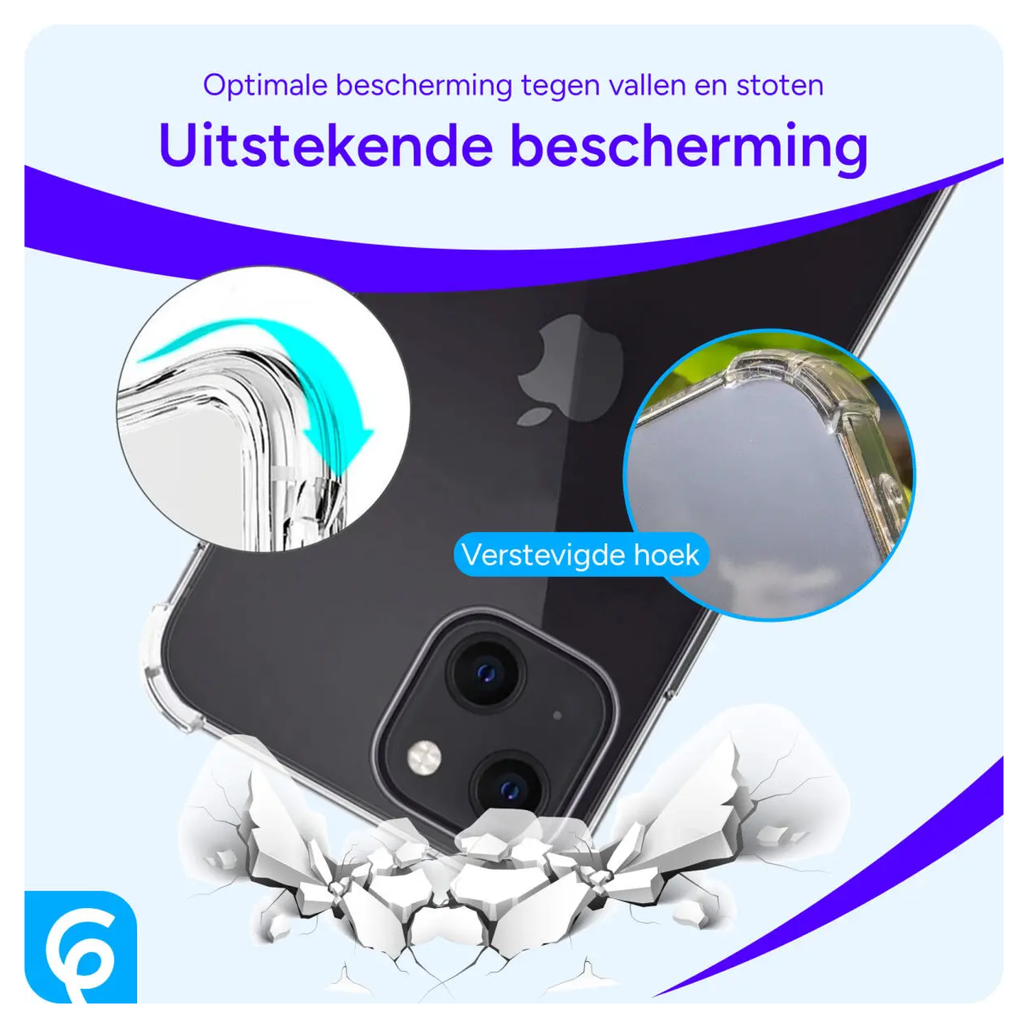 Samsung Galaxy S25 FE Hoesje met Koord Schokbestendig TPU Transparant afbeelding 6