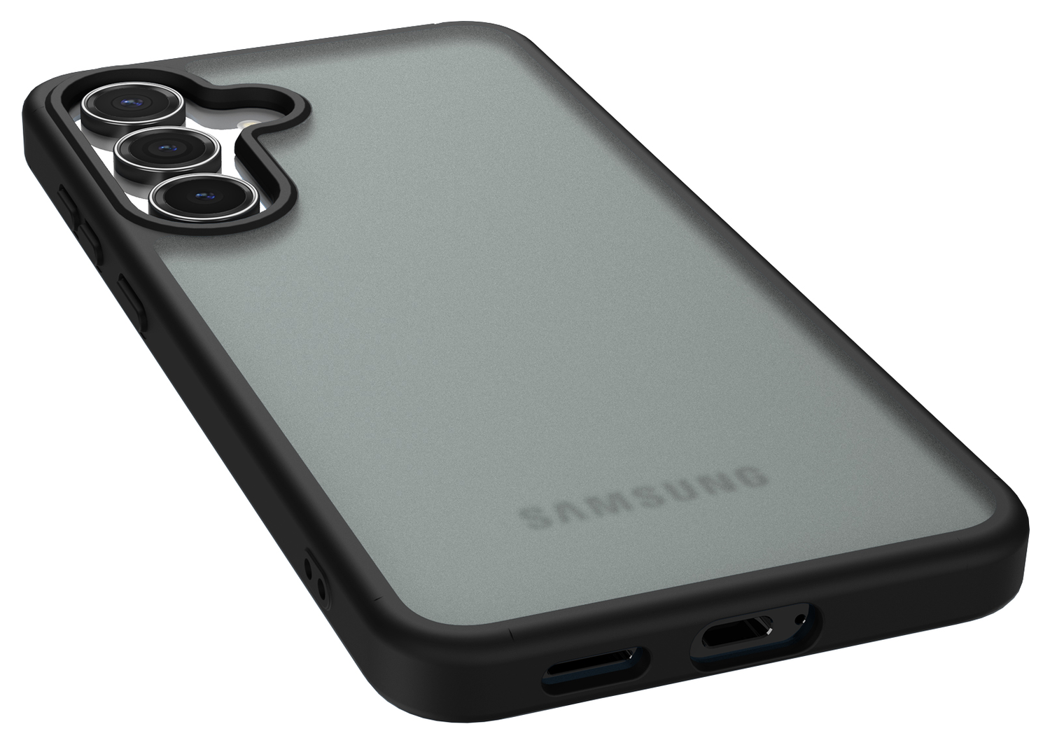 Samsung Galaxy S25 FE Hoesje Back Cover Matte Zwart afbeelding 5