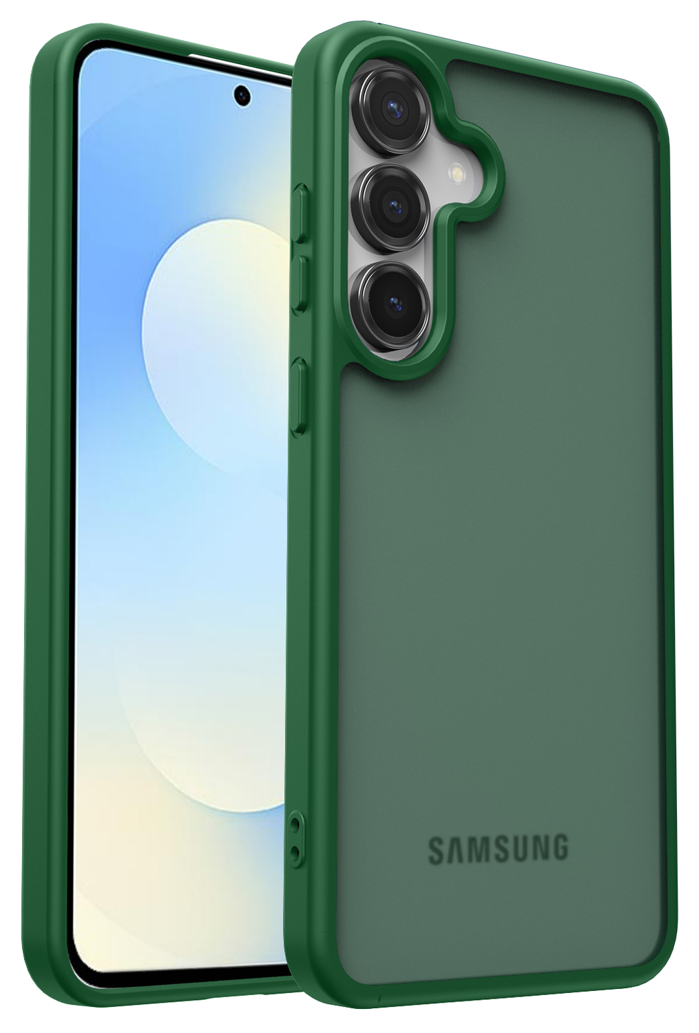 Samsung Galaxy S25 FE Hoesje Back Cover Matte Groen afbeelding 10