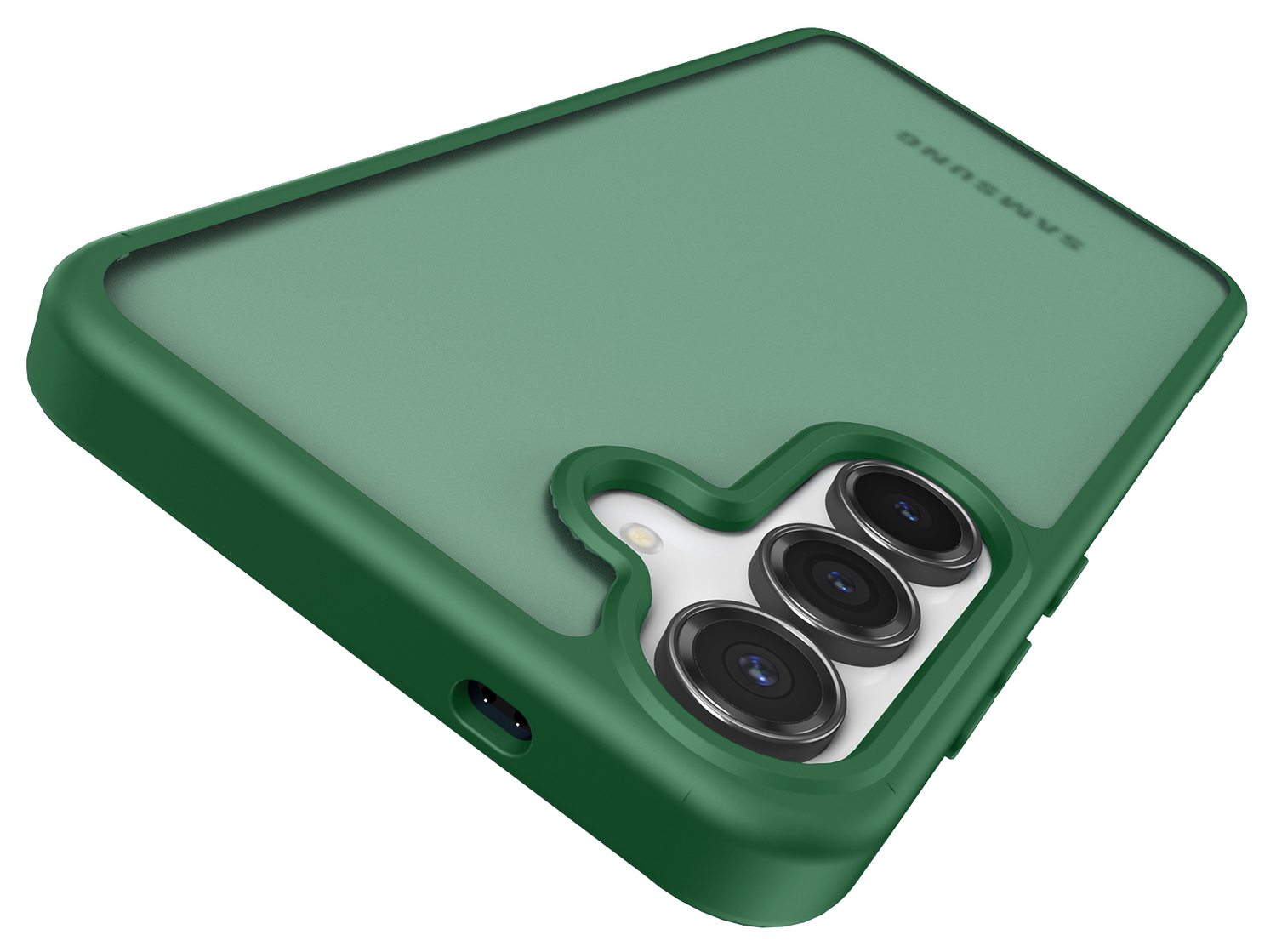 Samsung Galaxy S25 FE Hoesje Back Cover Matte Groen afbeelding 4