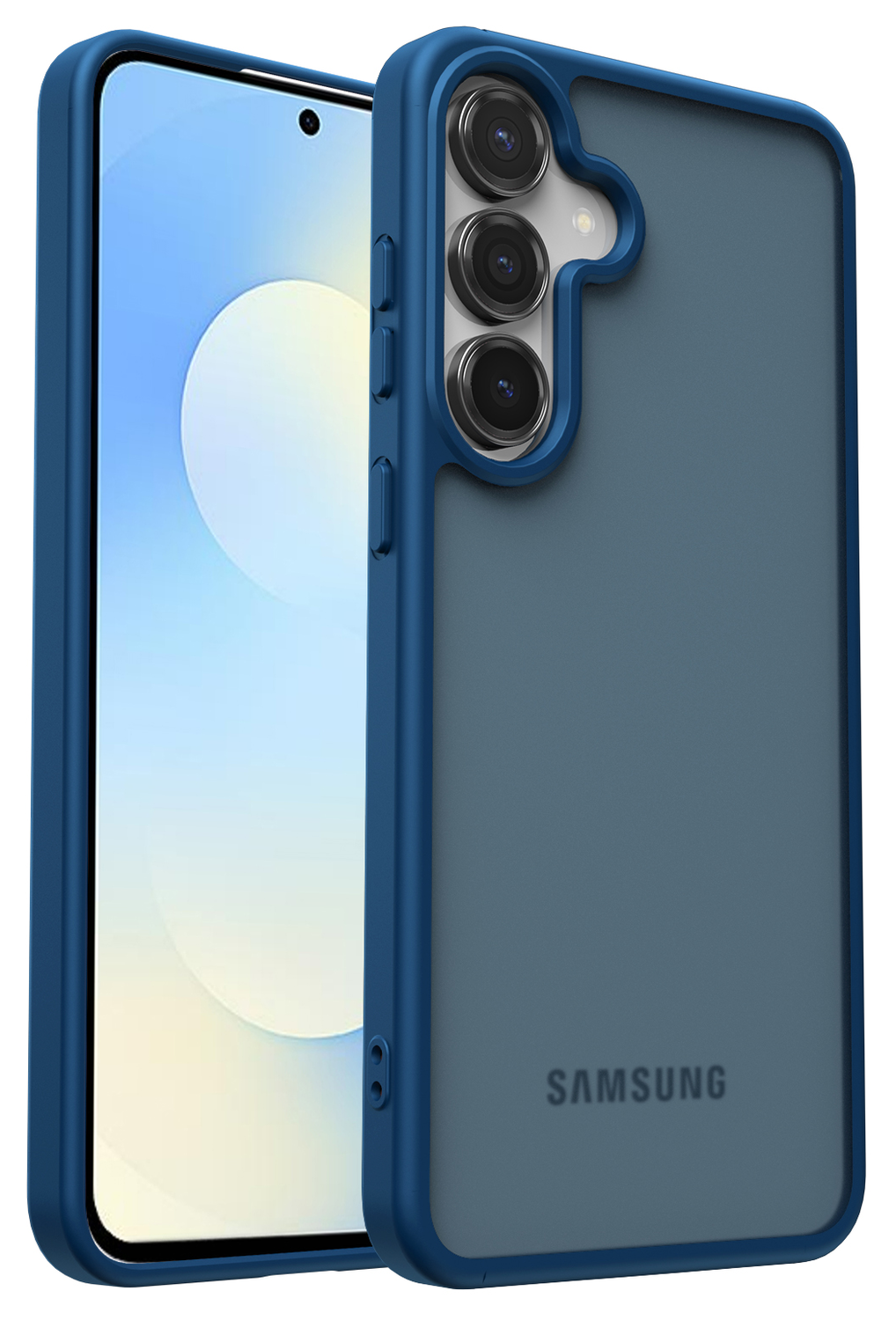Samsung Galaxy S25 FE Hoesje Back Cover Matte Blauw afbeelding 10
