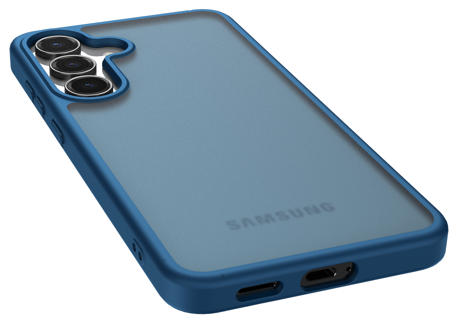 Samsung Galaxy S25 FE Hoesje Back Cover Matte Blauw afbeelding 5