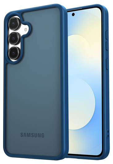 Samsung Galaxy S25 FE Hoesje Back Cover Matte Blauw afbeelding 1