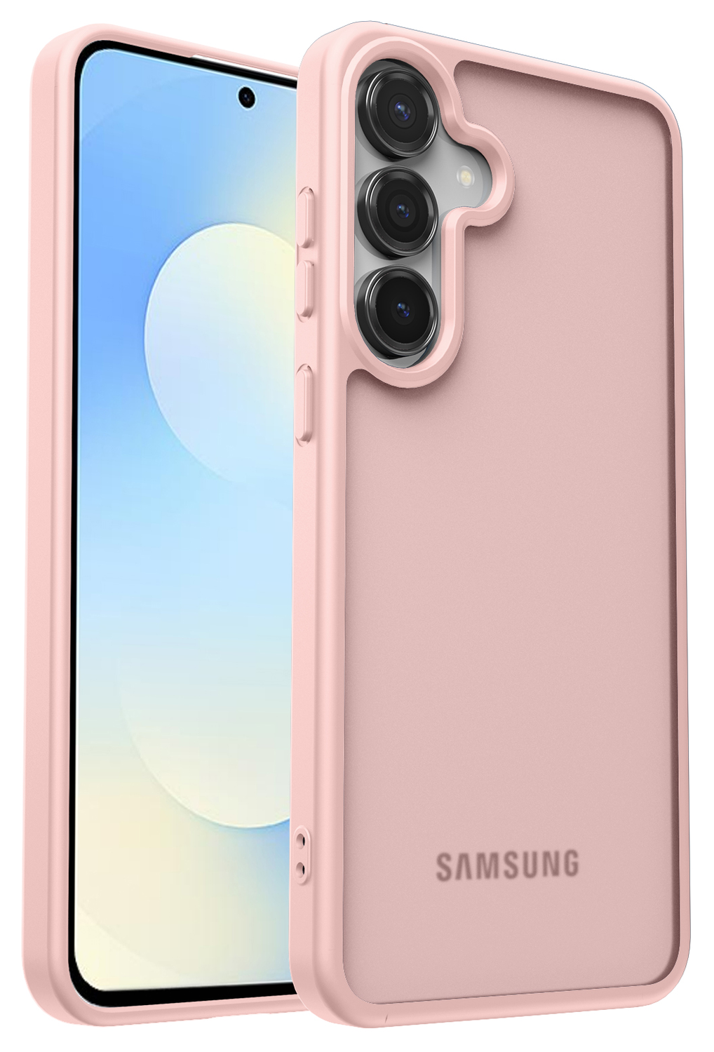 Samsung Galaxy S25 FE Hoesje Back Cover Matte Roze afbeelding 10