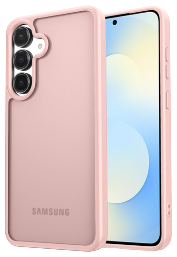 Samsung Galaxy S25 FE Hoesje Back Cover Matte Roze afbeelding 1