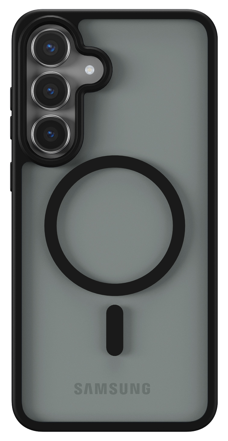 Samsung Galaxy S25 FE Hoesje met MagSafe Back Cover Matte Zwart afbeelding 4