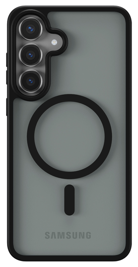 Samsung Galaxy S25 FE Hoesje met MagSafe Back Cover Matte Zwart afbeelding 4