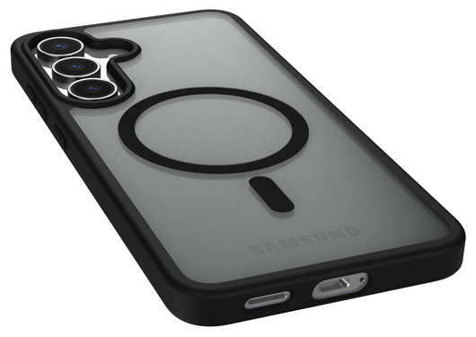 Samsung Galaxy S25 FE Hoesje met MagSafe Back Cover Matte Zwart afbeelding 9