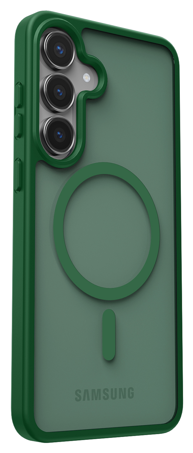 Samsung Galaxy S25 FE Hoesje met MagSafe Back Cover Matte Groen afbeelding 6