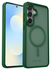 Samsung Galaxy S25 FE Hoesje met MagSafe Back Cover Matte Groen afbeelding 8