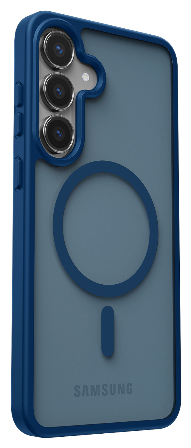 Samsung Galaxy S25 FE Hoesje met MagSafe Back Cover Matte Blauw afbeelding 8
