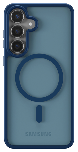 Samsung Galaxy S25 FE Hoesje met MagSafe Back Cover Matte Blauw afbeelding 4