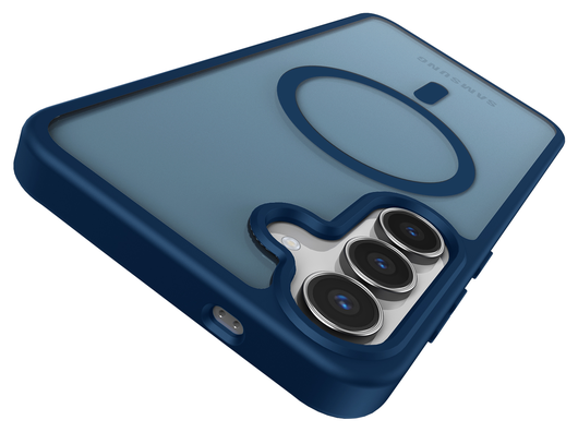 Samsung Galaxy S25 FE Hoesje met MagSafe Back Cover Matte Blauw afbeelding 9