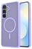 Samsung Galaxy S25 FE Hoesje met MagSafe Back Cover Matte Paars