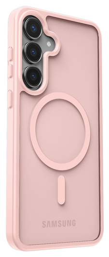 Samsung Galaxy S25 FE Hoesje met MagSafe Back Cover Matte Roze afbeelding 7