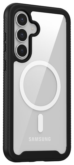 Samsung Galaxy S25 FE Hoesje Full Protect 360° Cover met MagSafe / Qi2 Zwart afbeelding 5