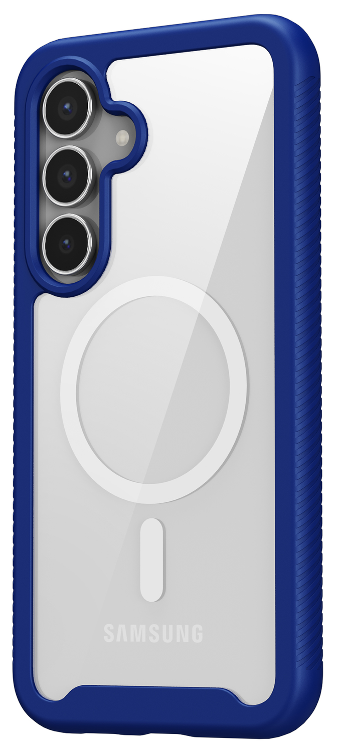 Samsung Galaxy S25 FE Hoesje Full Protect 360° Cover met MagSafe / Qi2 Blauw afbeelding 8