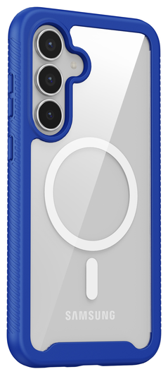 Samsung Galaxy S25 FE Hoesje Full Protect 360° Cover met MagSafe / Qi2 Blauw afbeelding 5
