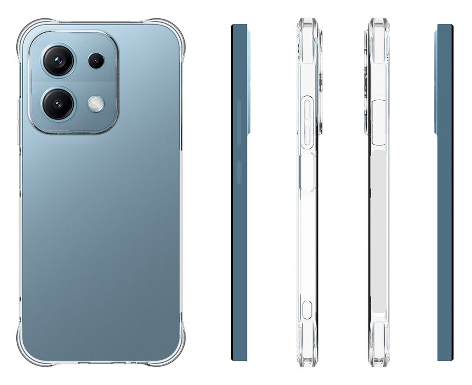 Xiaomi Redmi 15C Hoesje Schokbestendig en Dun TPU Back Cover Transparant afbeelding 6