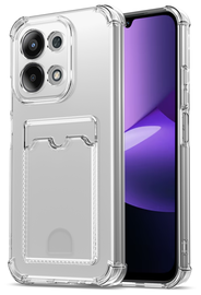 Xiaomi Redmi 15C Hoesje Dun TPU met Pasjeshouder Back Cover Transparant afbeelding